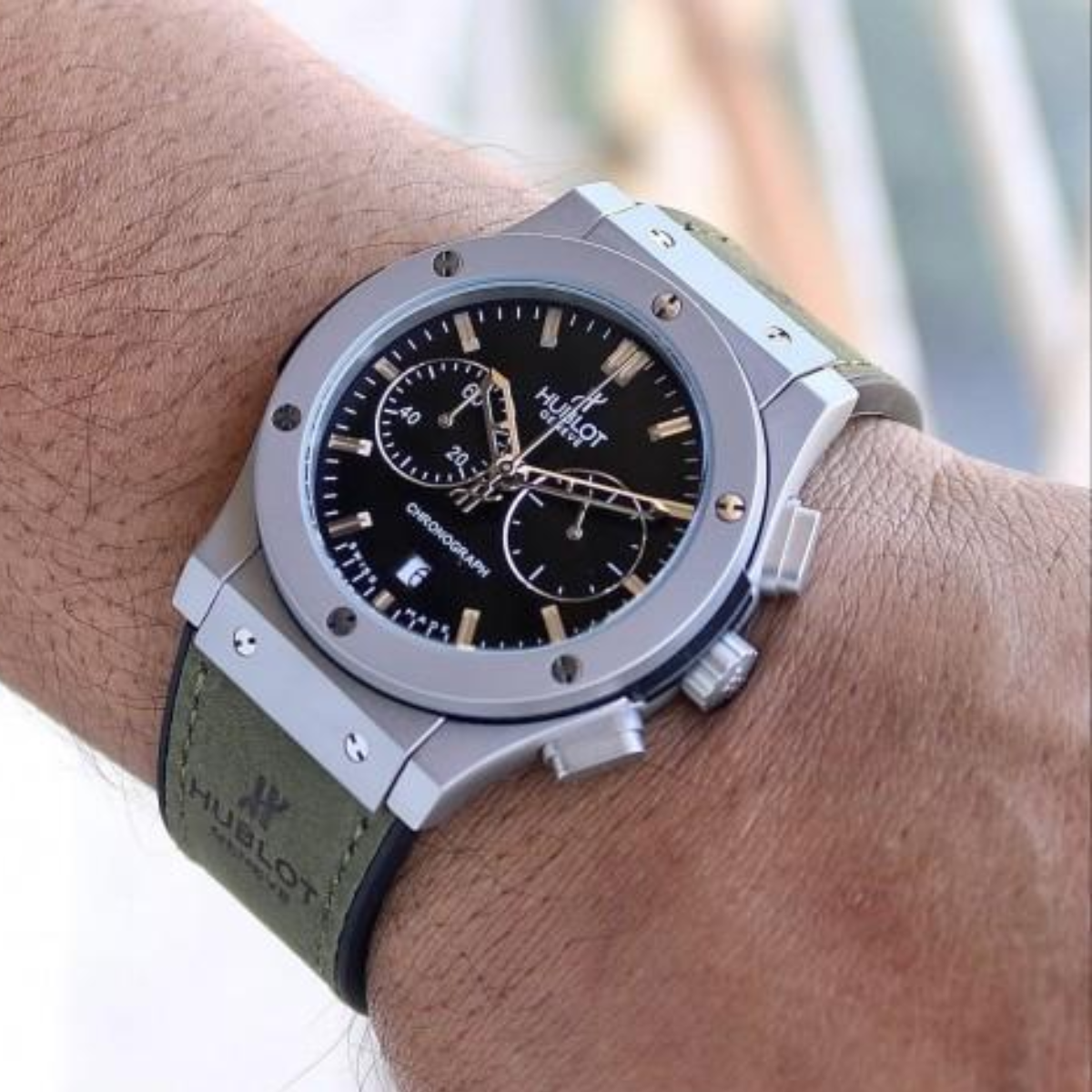 Classic Fusion Chronograph King Green